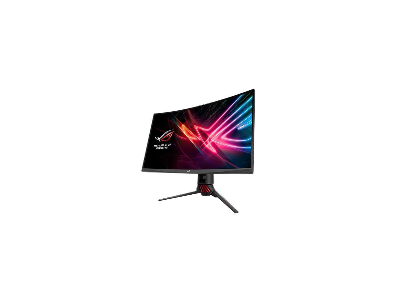 ASUS ROG Strix XG32VQR 32" (Actual size 31.5") WQHD 2560 x 1440 144Hz 2 x HDMI, DisplayPort, USB Ports Radeon FreeSync 2 Curved HDR Gaming Monitor