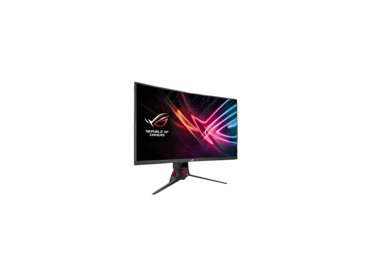 ASUS ROG Strix XG32VQR 32" (Actual size 31.5") WQHD 2560 x 1440 144Hz 2 x HDMI, DisplayPort, USB Ports Radeon FreeSync 2 Curved HDR Gaming Monitor