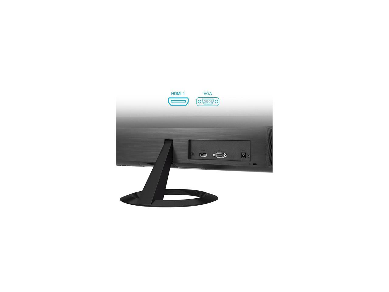 Asus VZ229HE 22" (Actual size 21.5") Full HD 1920 x 1080 HDMI VGA Blue Light Filter Frameless Bezel Eye Care Monitor