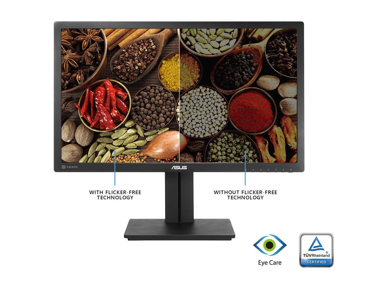 ASUS PB278QV 27" WQHD 2560 x 1440 2K Resolution 75Hz HDMI DVI-D DisplayPort VGA Adaptive-Sync Support Asus Eye Care with Ultra Low Blue-Light & Flicker-Free Technology Professional LED IPS Monitor
