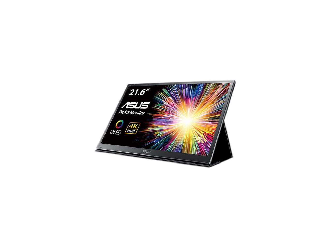 ASUS ProArt PQ22UC 21.6" 3840x2160 True 4K Resolution 0.1ms 2xUSB Type-C Micro HDMI HDR-10 Support SPLENDID Video Preset Non-Glare Widescreen Backlit LCD OLED Monitor