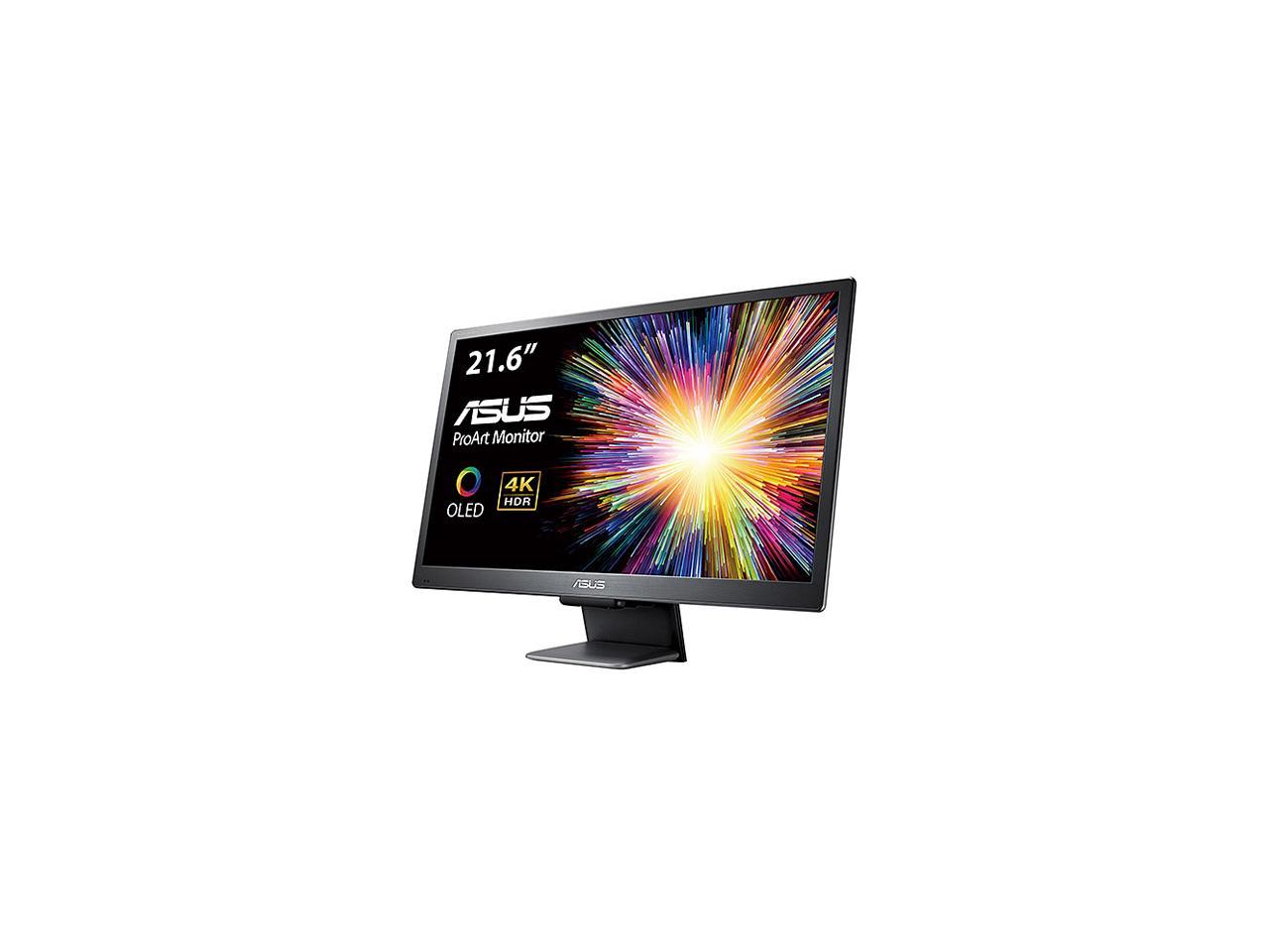 ASUS ProArt PQ22UC 21.6" 3840x2160 True 4K Resolution 0.1ms 2xUSB Type-C Micro HDMI HDR-10 Support SPLENDID Video Preset Non-Glare Widescreen Backlit LCD OLED Monitor