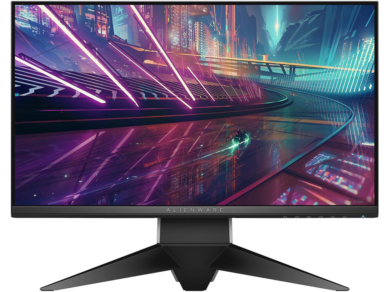 Alienware AW2518HF 24.5" FreeSync Gaming Monitor, 1920 x 1080, 240 Hz, 1ms Response Time, AlienFX, DisplayPort, HDMI, 3 x USB 3.0