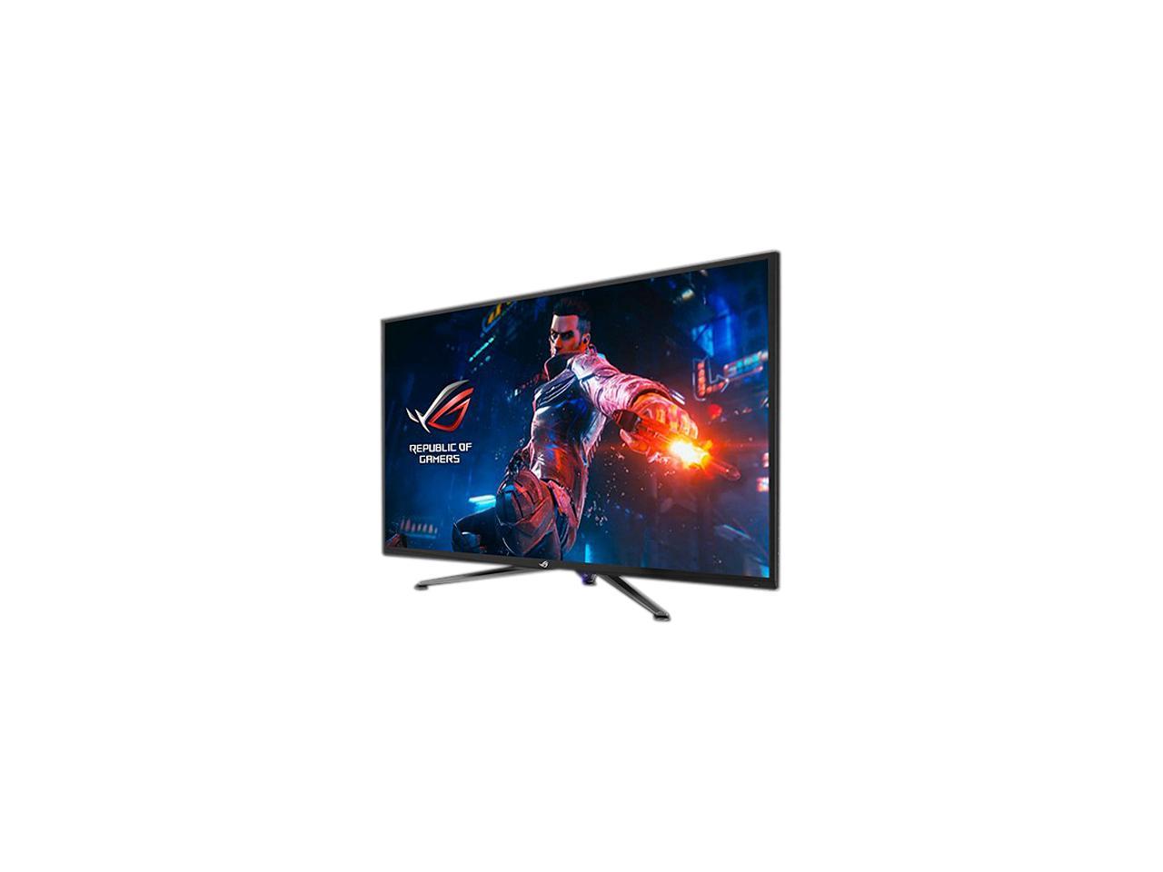 ASUS ROG Swift PG43UQ 43" UHD 3840 x 2160 (4K) 1 ms (MPRT) 144 Hz 2xHDMI, 2xDisplayPort, USB, G-SYNC Compatible, DSC, DisplayHDR 1000, DCI-P3 90%, Adaptive Sync, Shadow Boost, Built-in Speakers Gaming Monitor