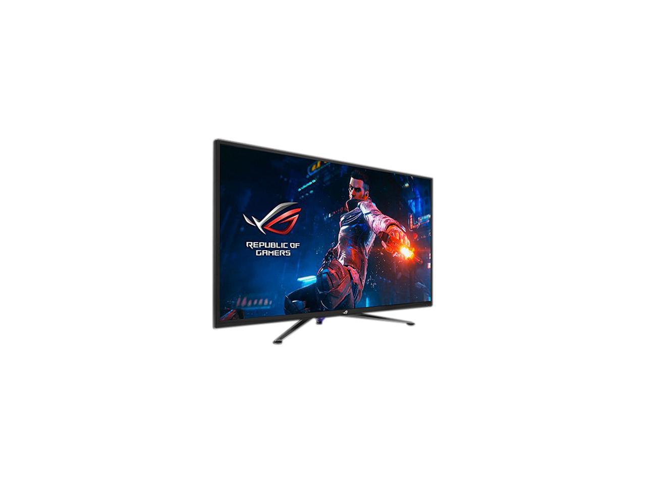 ASUS ROG Swift PG43UQ 43" UHD 3840 x 2160 (4K) 1 ms (MPRT) 144 Hz 2xHDMI, 2xDisplayPort, USB, G-SYNC Compatible, DSC, DisplayHDR 1000, DCI-P3 90%, Adaptive Sync, Shadow Boost, Built-in Speakers Gaming Monitor