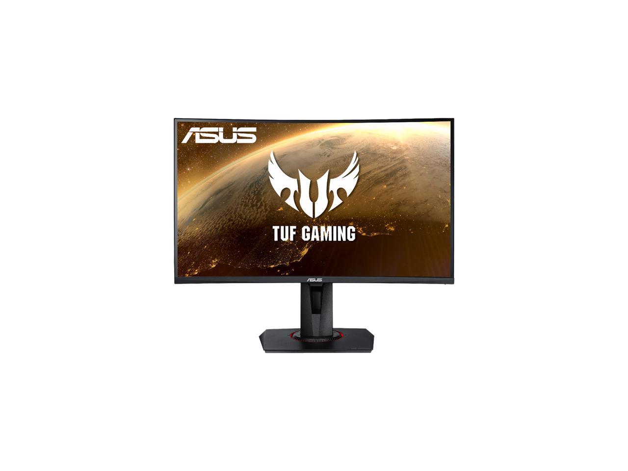 ASUS TUF GAMING VG27WQ 27" WQHD 2560 x 1440 (2K) 1ms (MPRT) 165Hz (Max) HDMI, DisplayPort FreeSync DisplayHDR 400 Built-in Speakers Curved Gaming Monitor