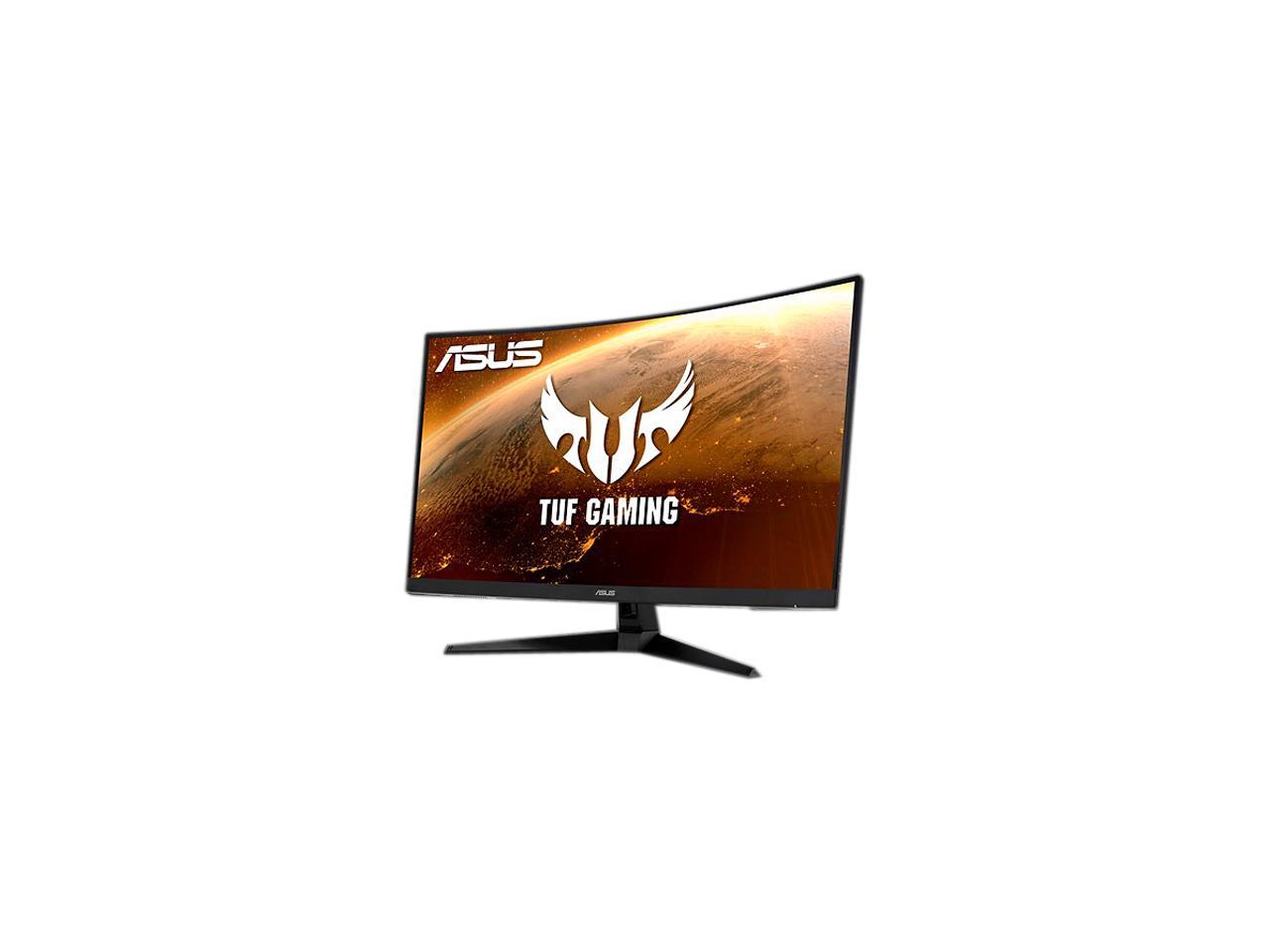 ASUS TUF Gaming VG328H1B 32" Full HD 1920 x 1080 165Hz (OC) 1ms (MPRT) HDMI VGA Extreme Low Motion Blur FreeSync Flicker-Free Built-in Speakers Backlit LED Curved Gaming Monitor