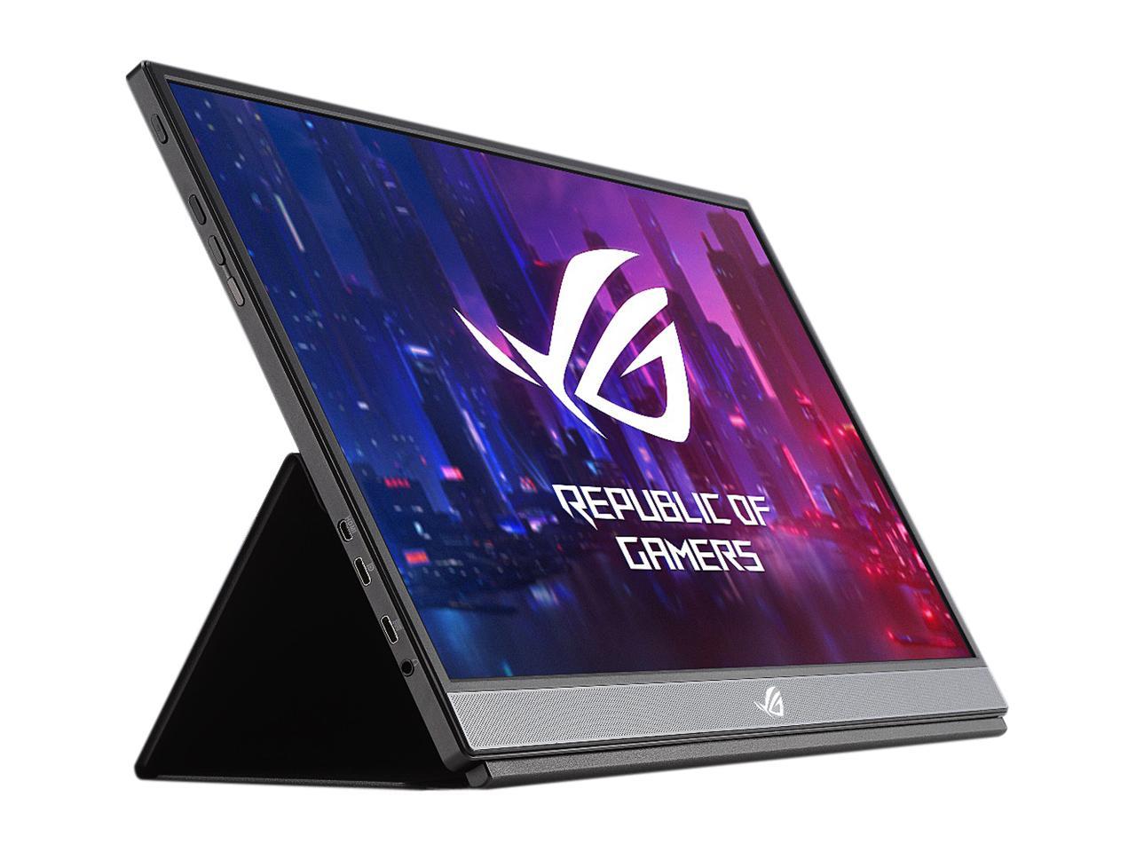 ASUS ROG Strix XG17AHP 17.3" Full HD 1920 x 1080 3 ms (GTG) 240 Hz (Max.) USB Type-C, Micro HDMI Built-in Speakers Portable IPS Gaming Monitor