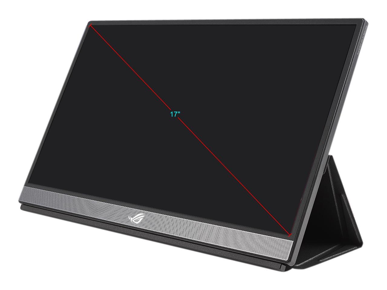 ASUS ROG Strix XG17AHP 17.3" Full HD 1920 x 1080 3 ms (GTG) 240 Hz (Max.) USB Type-C, Micro HDMI Built-in Speakers Portable IPS Gaming Monitor