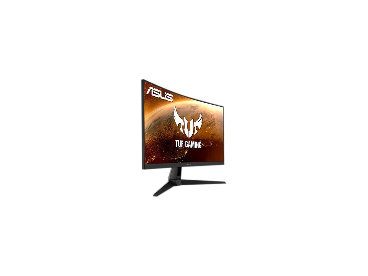ASUS TUF Gaming VG27WQ1B 27" Curved Monitor, 1440P WQHD (2560 x 1440), 165Hz (Supports 144Hz), 1ms, Adaptive-sync/FreeSync Premium, Extreme Low Motion Blur, Eye Care, HDMI DisplayPort, HDR10
