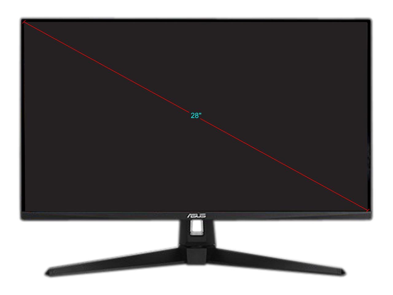 ASUS TUF Gaming VG289Q1A 28" UHD 3840 x 2160 (4K) 60 Hz 2 x HDMI, DisplayPort, Audio FreeSync Built-in Speakers Flat Panel HDR 10 IPS Gaming Monitor