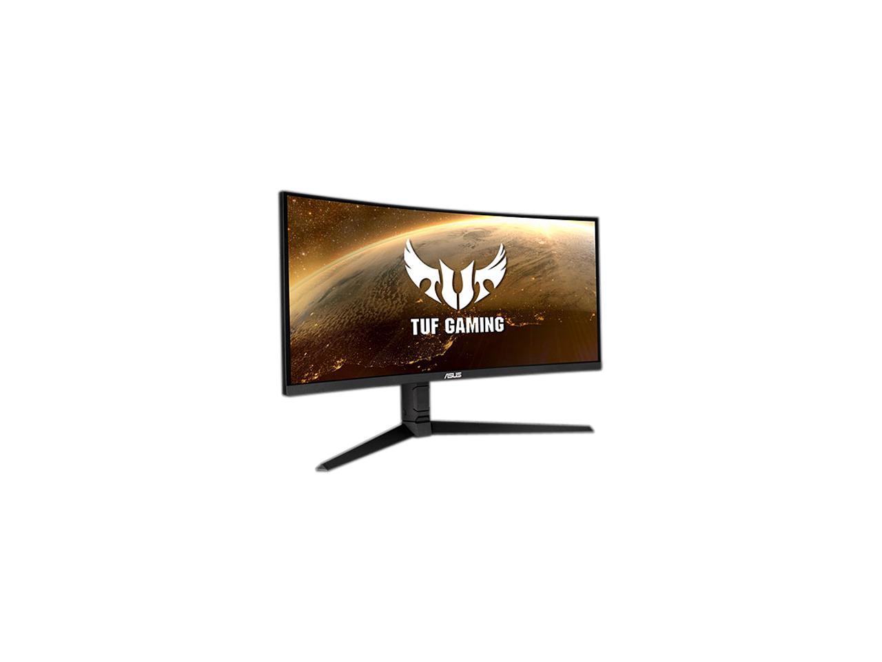 ASUS TUF Gaming VG34VQL1B 34" Curved HDR Monitor, WQHD (3440 x 1440), 165Hz, 1ms, Extreme Low Motion Blur, FreeSync Premium, Eye Care, 2 x DisplayPort 2 x HDMI USB, Height Adjustable, DisplayHDR 400