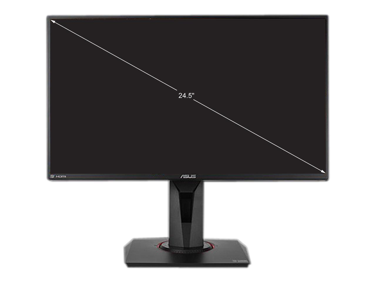 ASUS TUF Gaming VG259QR 25" (24.5" Viewable) IPS Monitor, 1080P FHD 165Hz (Supports 144Hz) 1ms Extreme Low Motion Blur G-SYNC Compatible ready Eye Care 2 x HDMI DisplayPort