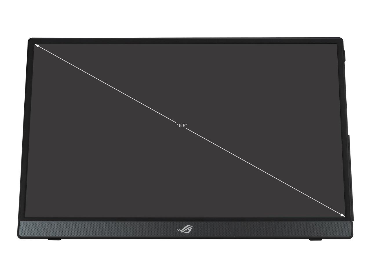 ASUS ROG Strix XG16AHPE 15.6" 1080P Full HD, 144Hz, IPS, G-SYNC Compatible, Built-in Battery, Kickstand, USB-C Power Delivery, Micro HDMI, For Laptop, PC, Phone, Console Portable Gaming Monitor