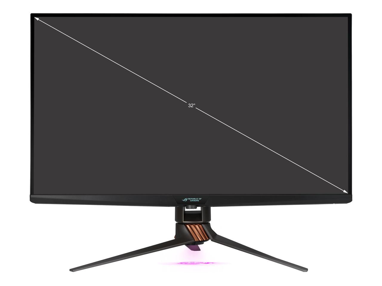 ASUS ROG Swift PG32UQX 32" 4K HDR 144Hz UHD 3840 x 2160, Mini-LED IPS, G-SYNC Ultimate, Local dimming, Quantum Dot, DisplayHDR 1400, Eye Care, DisplayPort, HDMI DSC Gaming Monitor