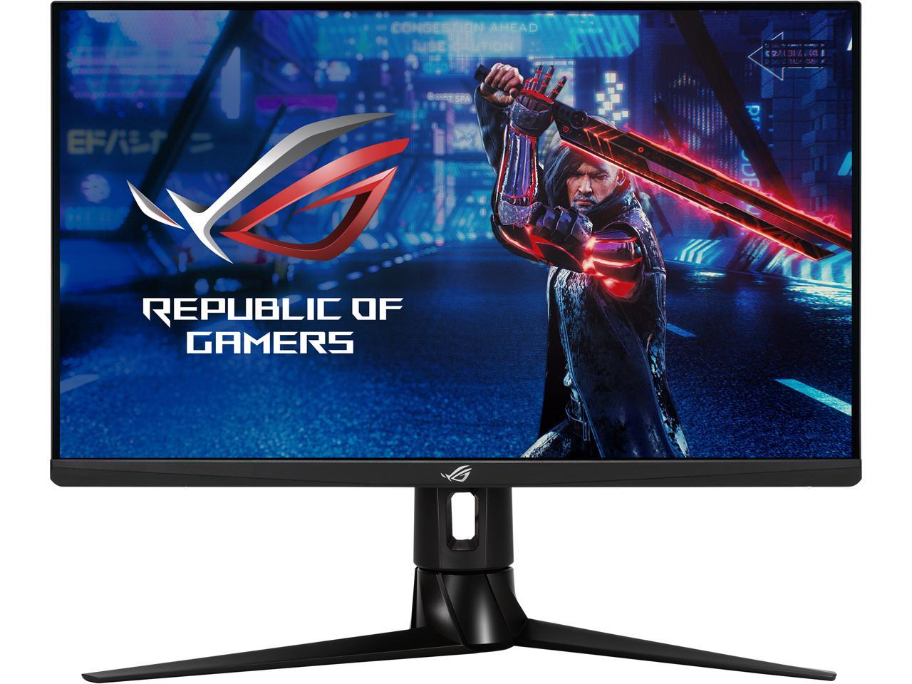 ASUS ROG Strix 27" 1440P HDR Gaming Monitor (XG27AQM) - QHD (2560 x 1440), Fast IPS, 270Hz, 0.5ms, Extreme Low Motion Blur Sync, G-SYNC Compatible, DisplayHDR 400, Eye Care, DisplayPort, HDMI, USB 3.0