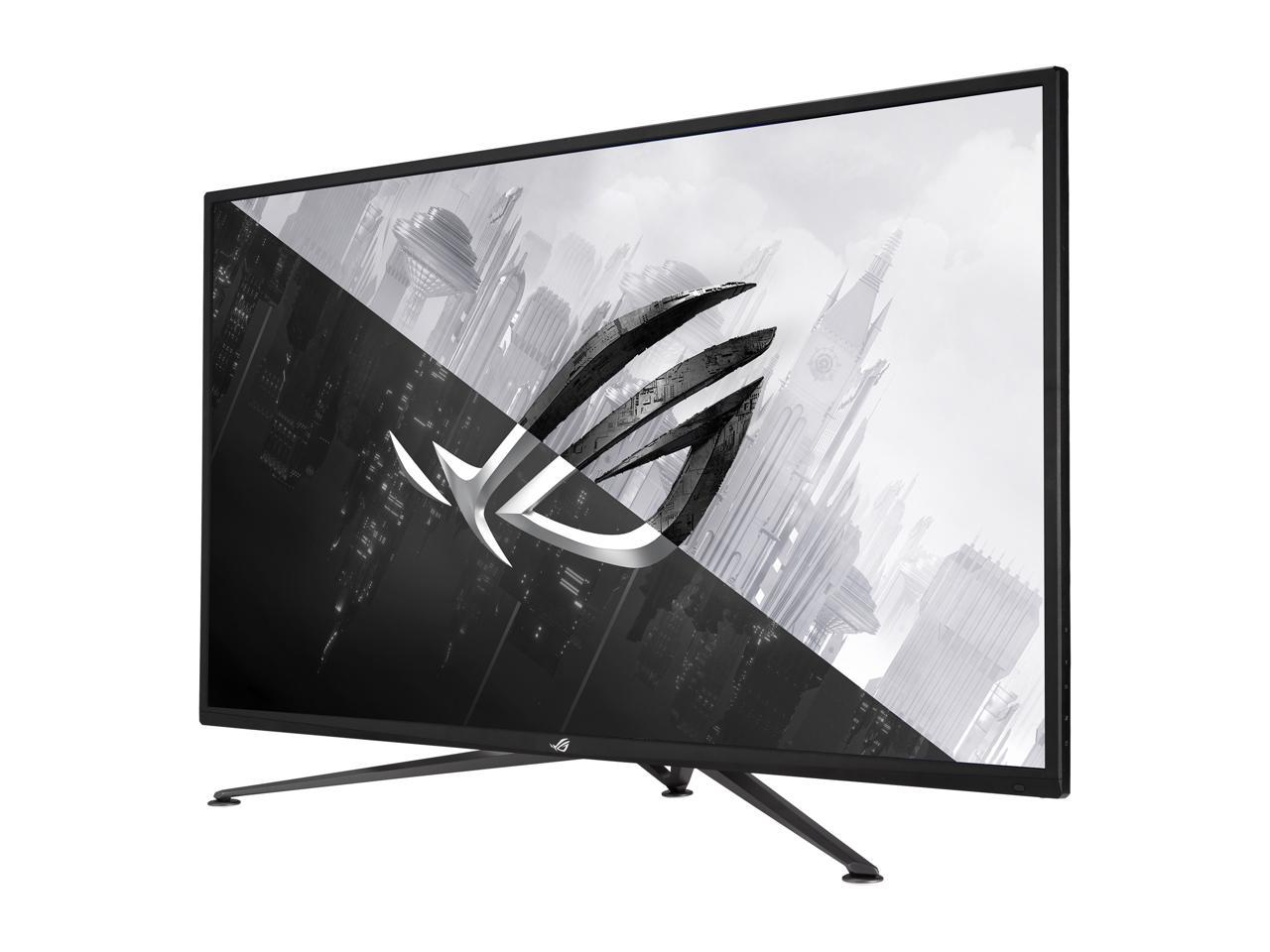 ASUS ROG Strix 43" 4K HDR DSC XG43UQ UHD 3840 x 2160 144Hz, 1ms, HDMI 2.1, Extreme Low Motion Blur Sync, FreeSync Premium Pro, DisplayHDR1000, DCI-P3 90%, DisplayPort, USB Gaming Monitor
