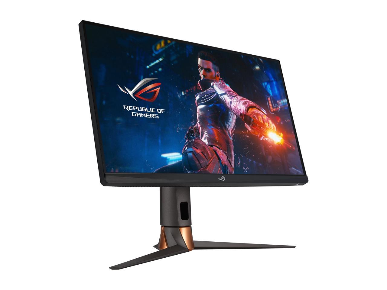ASUS ROG Swift 27" 1440P Gaming Monitor (PG279QM) - QHD (2560 x 1440), Fast IPS, 240Hz, 1ms, G-SYNC, NVIDIA Reflex Latency Analyzer, DisplayHDR400, Eye Care, HDMI, DisplayPort, USB, Height Adjustable