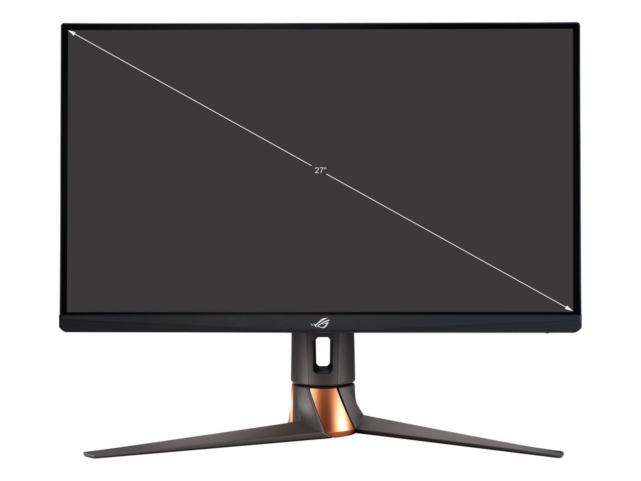 ASUS ROG Swift 27" 1440P Gaming Monitor (PG279QM) - QHD (2560 x 1440), Fast IPS, 240Hz, 1ms, G-SYNC, NVIDIA Reflex Latency Analyzer, DisplayHDR400, Eye Care, HDMI, DisplayPort, USB, Height Adjustable
