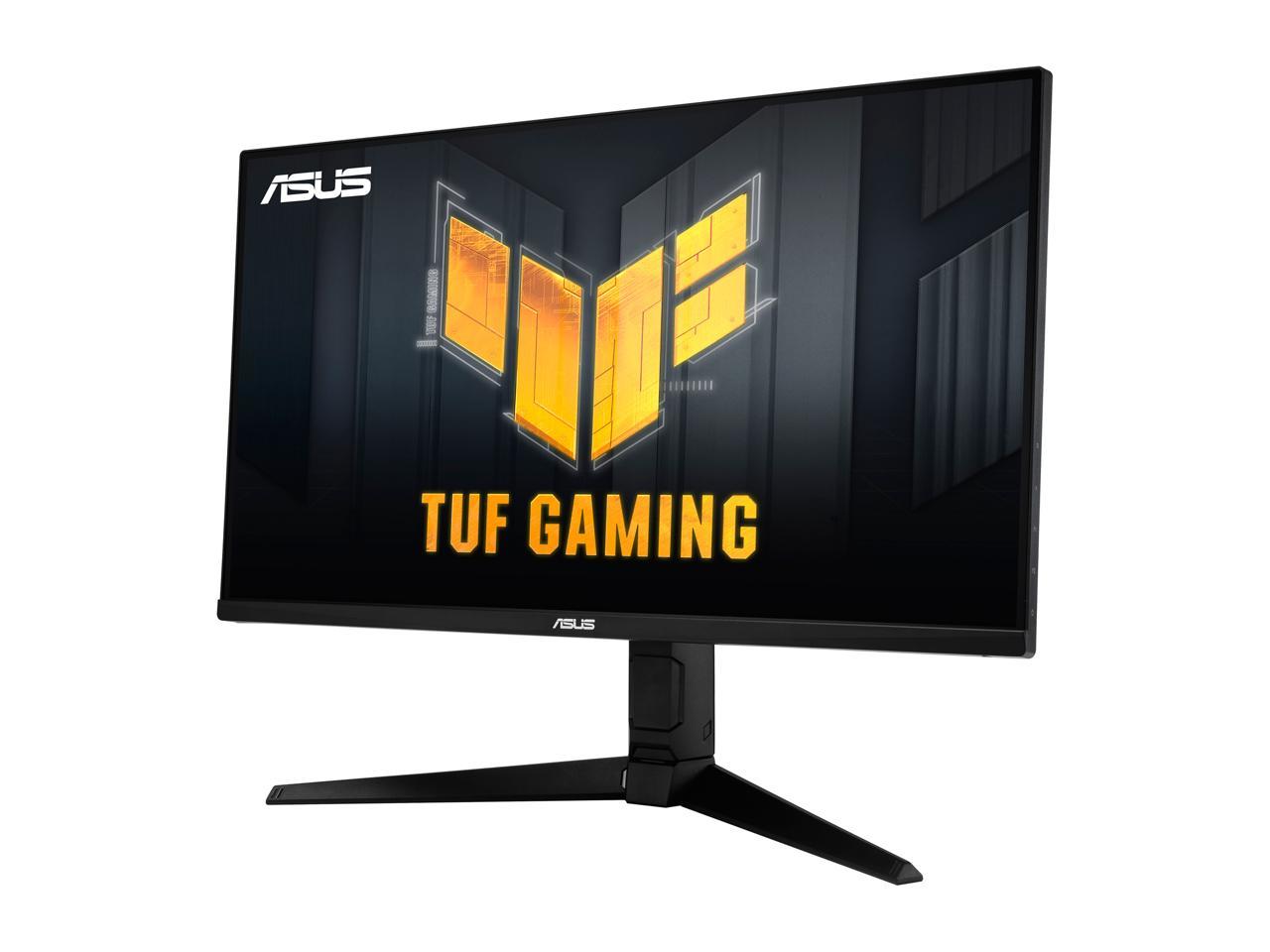 ASUS TUF Gaming 28" 4K 144Hz DSC HDMI 2.1 Gaming Monitor (VG28UQL1A) - UHD (3840 x 2160), Fast IPS, 1ms, Extreme Low Motion Blur Sync, G-SYNC Compatible, FreeSync Premium, Eye Care, DCI-P3 90%