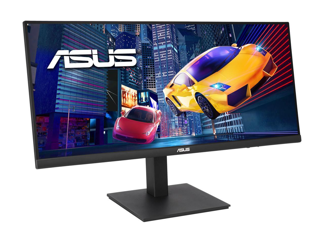 ASUS 34" Ultrawide HDR Gaming Monitor (VP349CGL) - 21:9 UWQHD (3440 x 1440), IPS, 100Hz, 1ms, USB-C w/ Power Delivery, FreeSync, Eye Care Plus, VESA Mountable, HDMI, DisplayPort, Height Adjustable