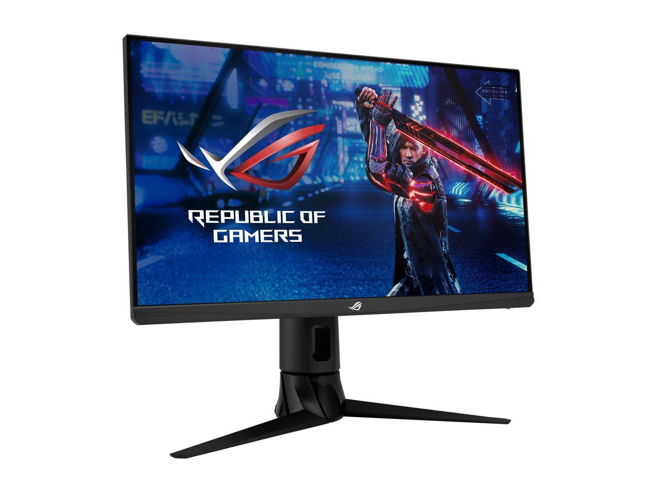 ASUS ROG Strix 23.8" 1080P HDR Gaming Monitor (XG249CM) - Full HD, IPS, 270Hz, 1ms, Extreme Low Motion Blur Sync, FreeSync Premium, 105% sRGB, Eye Care, USB-C, DisplayPort, HDMI, Height Adjustable