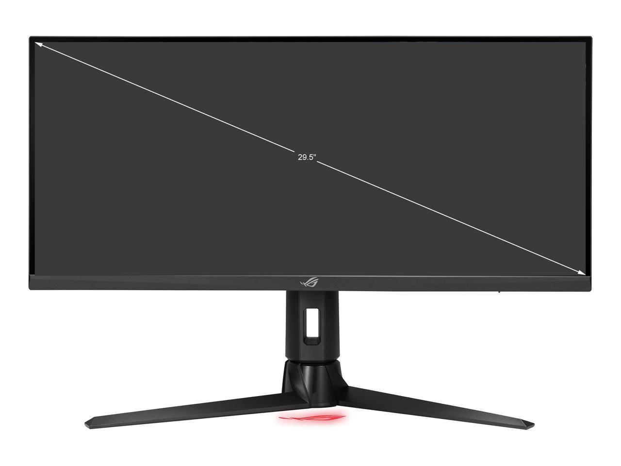 ASUS ROG Strix 29.5" 21:9 HDR Gaming Monitor (XG309CM) - WFHD (2560 x 1080), Fast IPS, 220Hz, 1ms, Extreme Low Motion Blur Sync, G-SYNC Compatible, Tripod Socket for Streaming, USB Type-C, KVM Support