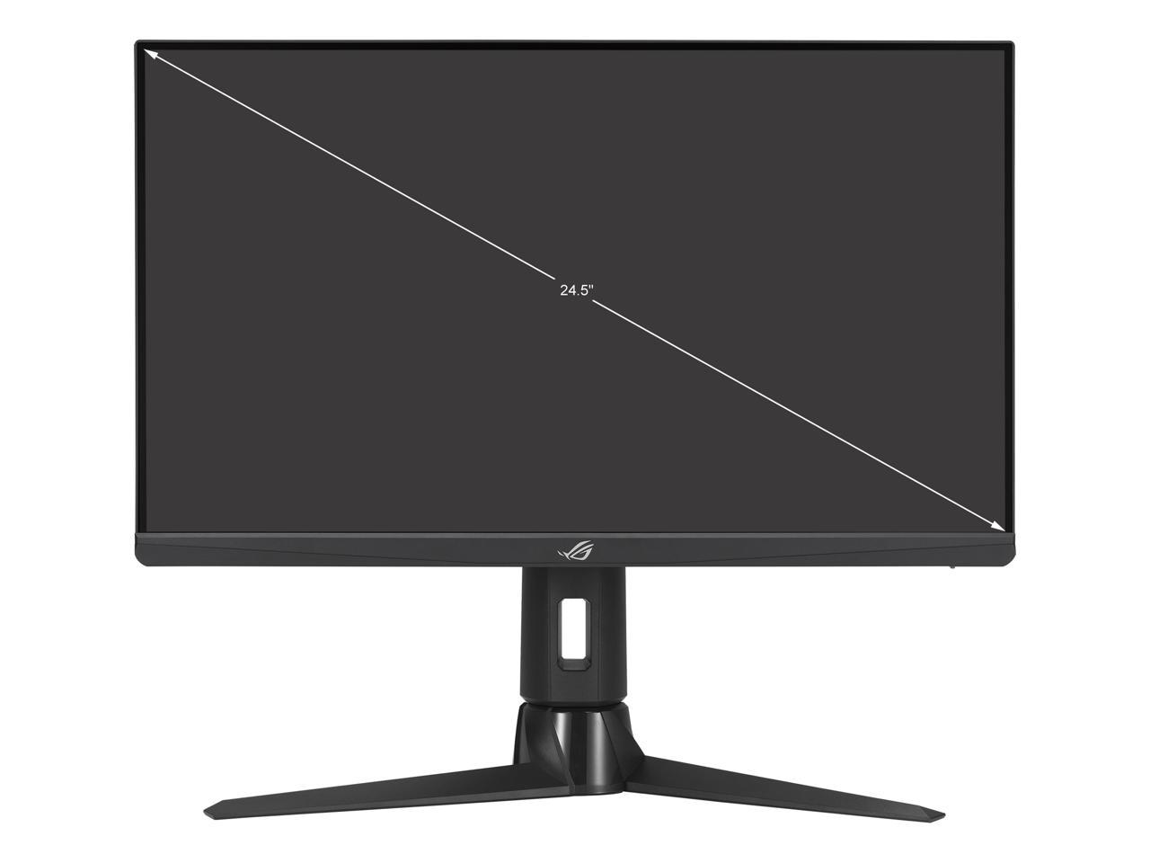 ASUS ROG Strix 24.5" 1080P HDR Gaming Monitor (XG259CM) - Full HD, Fast IPS, 240Hz, 1ms, Extreme Low Motion Blur Sync, G-Sync Compatible, KVM Support, Tripod Socket for Webcam, USB Type-C, DisplayPort