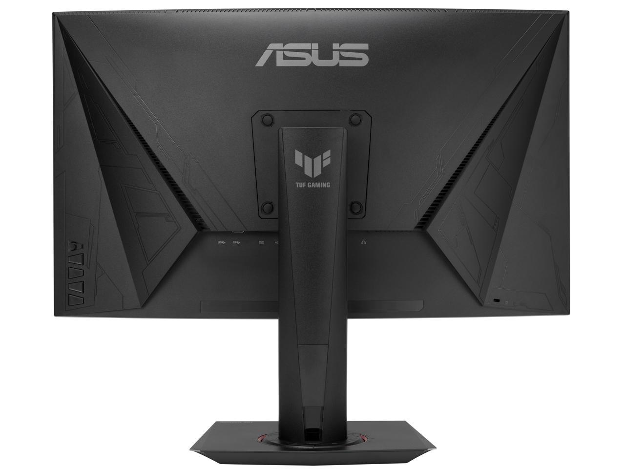 ASUS 27" 1080P TUF Gaming Curved HDR Monitor (VG27VQM) - Full HD, 240Hz, 1ms, Extreme Low Motion Blur, Adaptive-Sync, FreeSync Premium, Speakers, Eye Care, HDMI, DisplayPort, USB, Height Adjustable