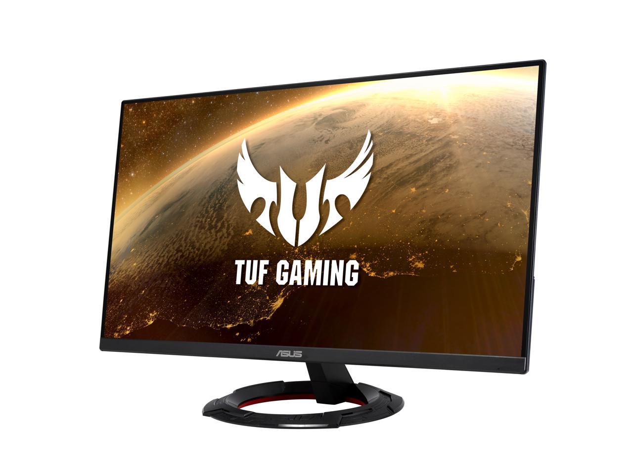 ASUS TUF Gaming 23.8" 1080P Monitor (VG249Q1R) - Full HD, IPS, 165Hz (Supports 144Hz), 1ms, Extreme Low Motion Blur, Speaker, FreeSync Premium, Shadow Boost, VESA Mountable, DisplayPort, HDMI