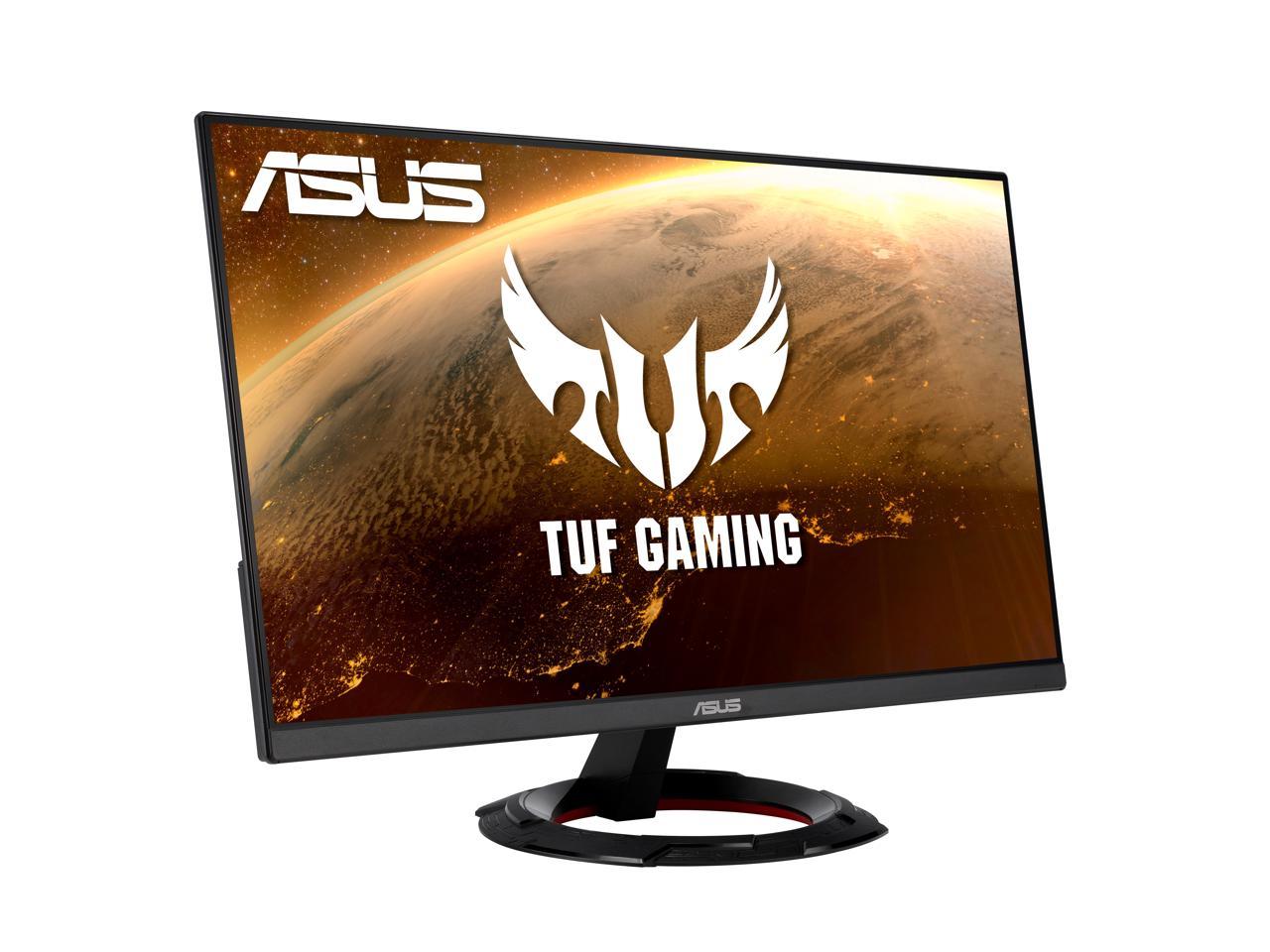 ASUS TUF Gaming 23.8" 1080P Monitor (VG249Q1R) - Full HD, IPS, 165Hz (Supports 144Hz), 1ms, Extreme Low Motion Blur, Speaker, FreeSync Premium, Shadow Boost, VESA Mountable, DisplayPort, HDMI