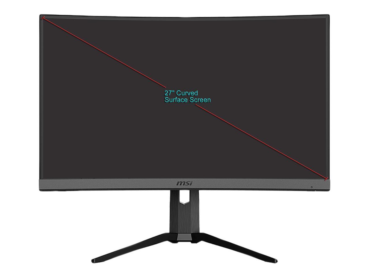 MSI OPTIX MAG272CRX 27" Full HD 1920 x 1080 1 ms 240 Hz HDMI, DisplayPort, USB-C AMD FreeSync Curved Gaming Monitor