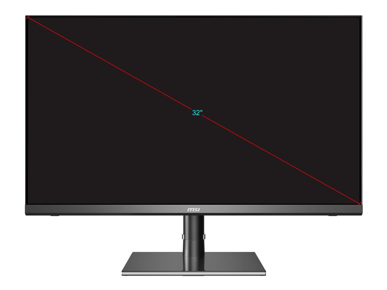 MSI Creator PS321QR 32" WQHD 2560 x 1440 (2K) 1 ms (GTG) 165 Hz 2 x HDMI, DisplayPort, USB-C Gaming Monitor