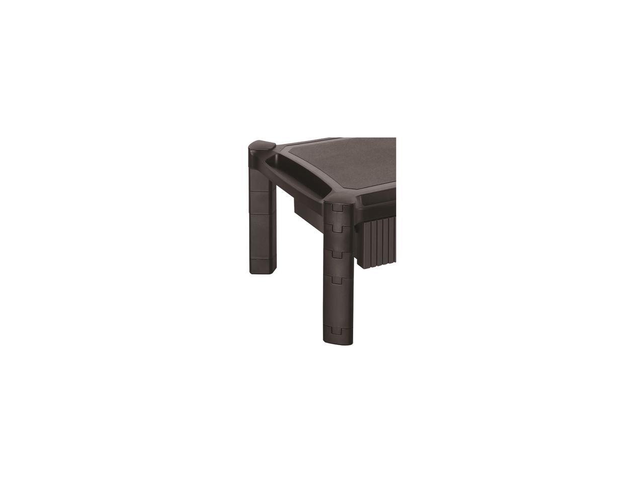 StarTech MONSTADJD Adjustable Monitor Riser - Drawer - Monitors up to 32" - Adjustable Height - Monitor Stand - Computer Monitor Riser