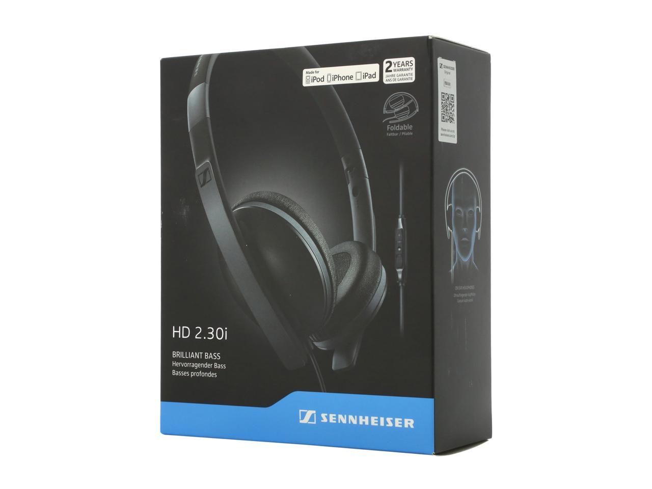 Sennheiser HD 2.30i On-Ear Headphones (iOS Devices) - Black