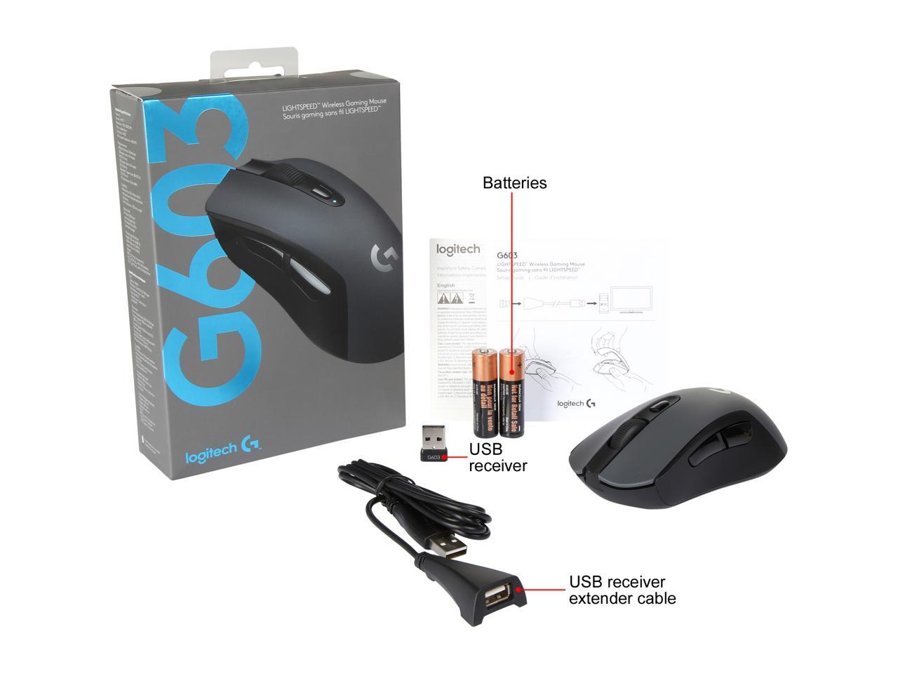 Logitech G603 LIGHTSPEED Wireless Gaming Mouse - 910-005099