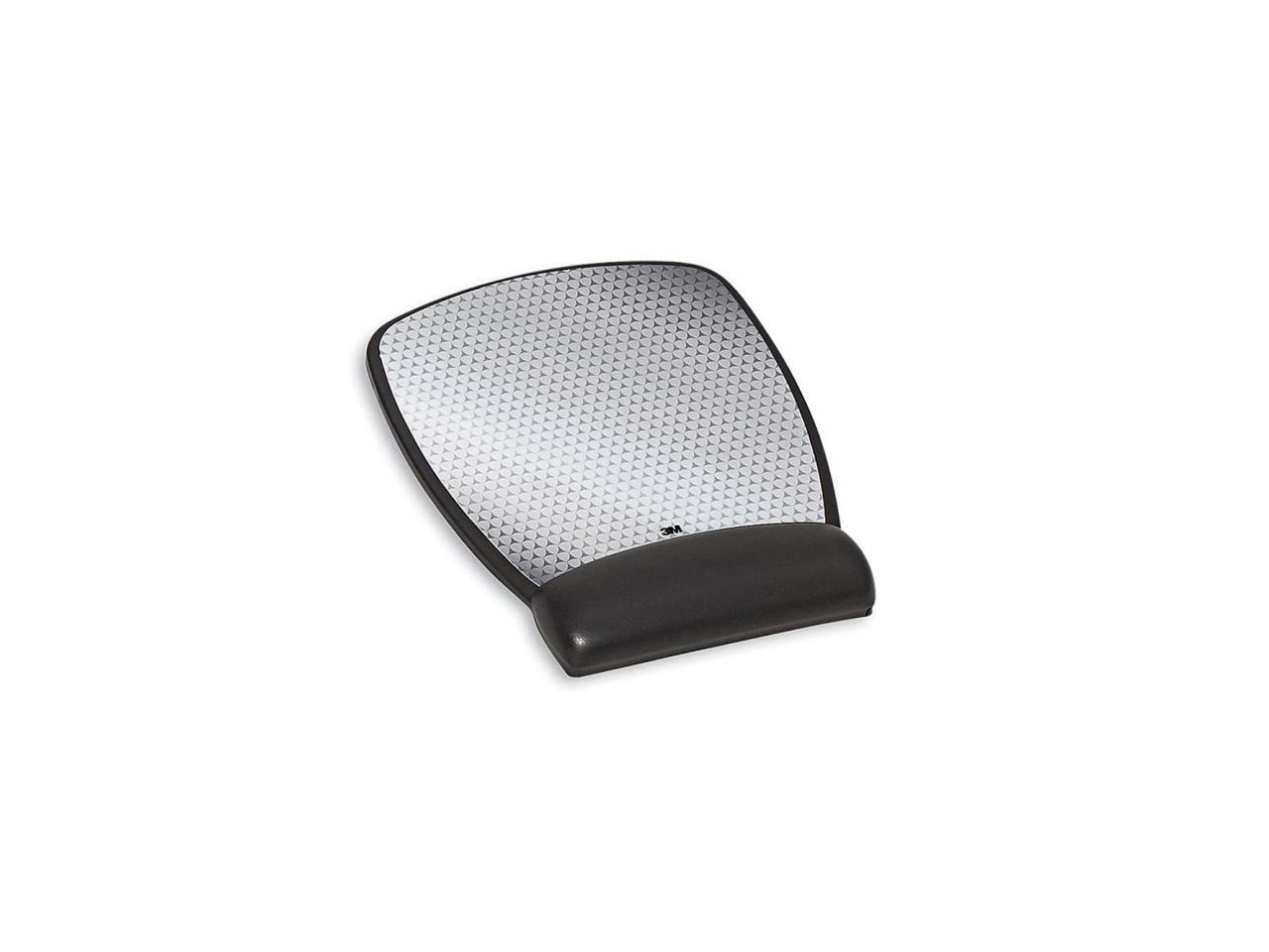 3M 3M Precise Mouse Pad with Gel Wrist Rest, Soothing Gel Comfort with Durable, Easy to Clean Leatherette Cover, Optical Mouse Performance and Battery Saving Design, 8.6" x 6.8", Black (MW309LE) MW309LE Gel Mousepad