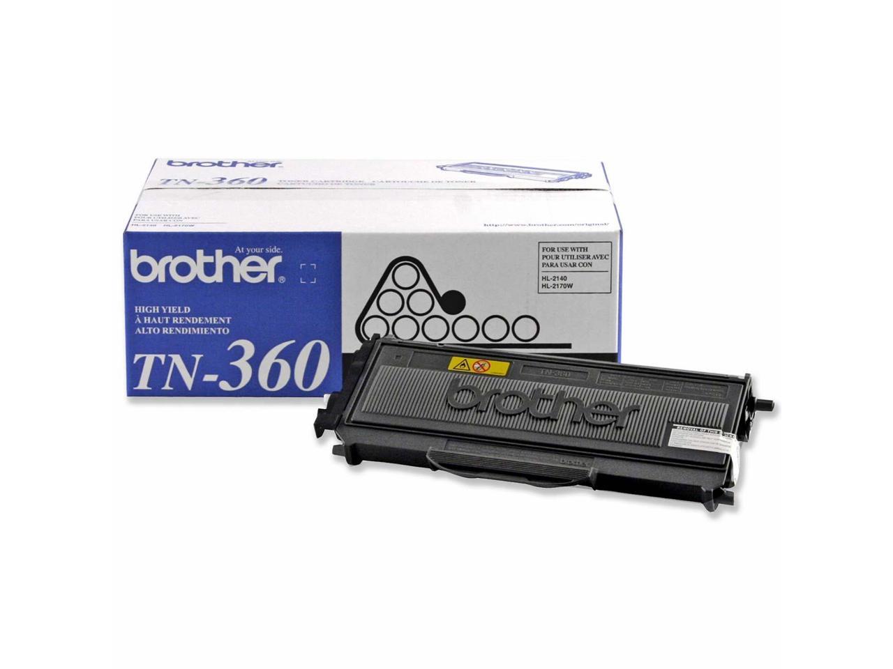 Brother TN360 High Yield Toner Cartridge - Black