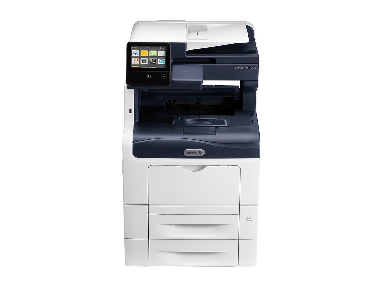 Xerox VersaLink C405/DN Up to 36ppm Duplex Multifunction Color Laser Printer, 2-Sided Print, USB/Ethernet, 550-Sheet Tray, 150-Sheet Multi-Purpose Tray, 110V