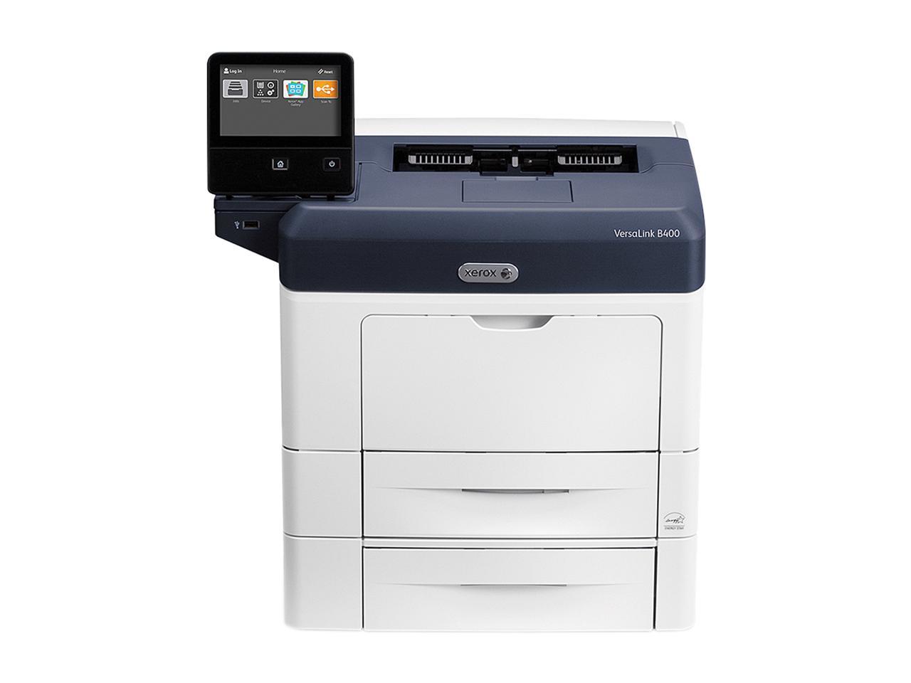 Xerox VersaLink B400/DN B/W Printer, Letter/Legal, Up To 47ppm, USB/Ethernet, 550-Sheet Paper Tray, 150-Sheet Multipurpose Tray, 110V
