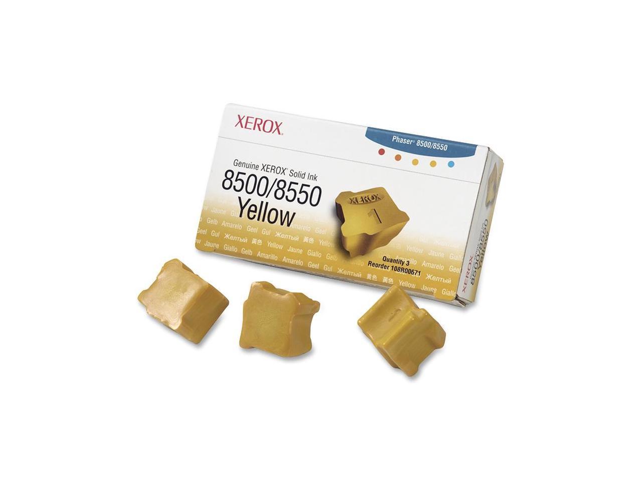 Xerox 108R00671 Solid Ink - 3 Sticks - Yellow