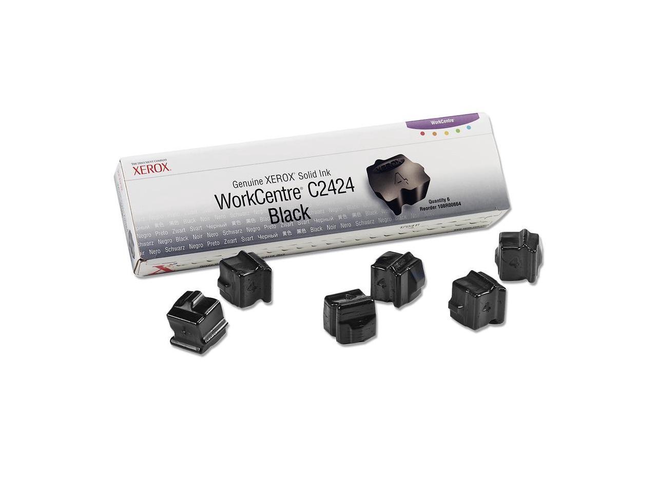 Xerox 108R00664 Solid Ink - 6 Sticks - Black
