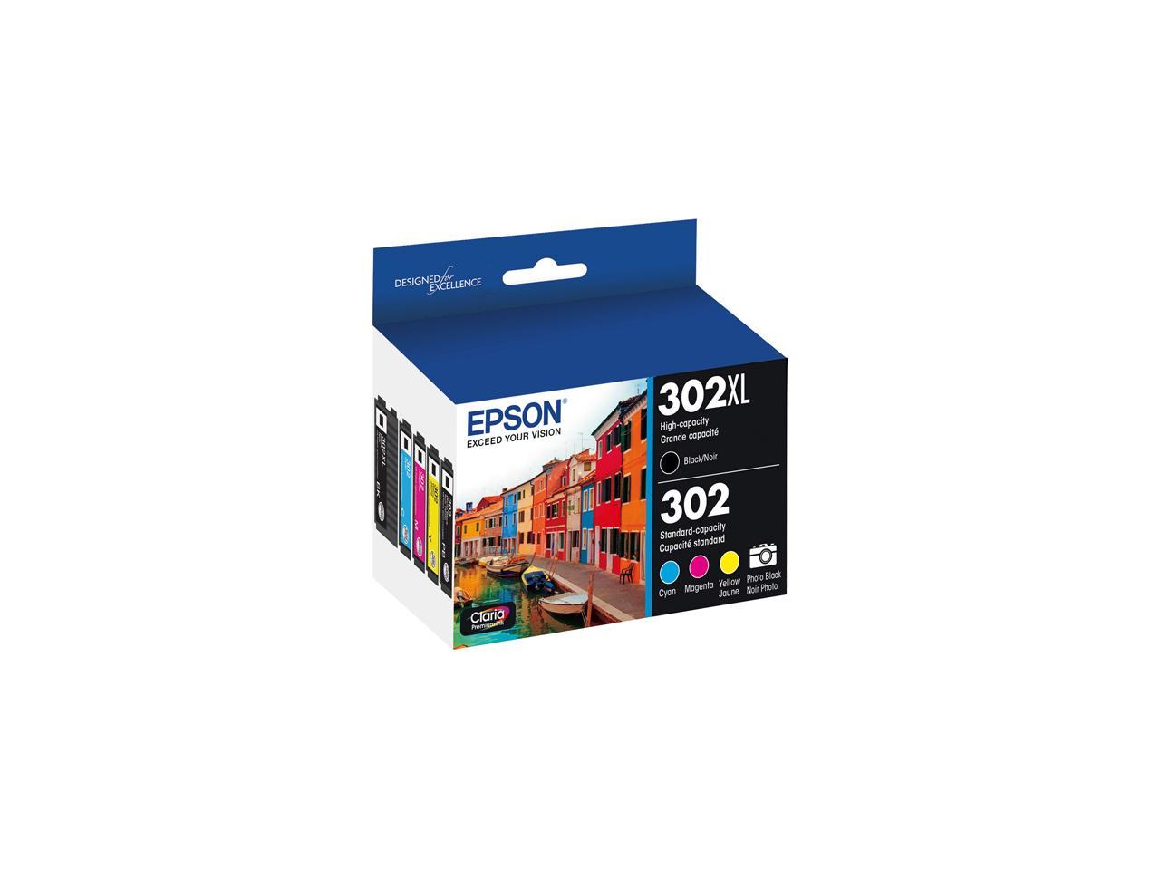 EPSON T302XLBC-S (T302XL) Claria High-Yield Ink Cyan; Magenta; Yellow; Photo Black