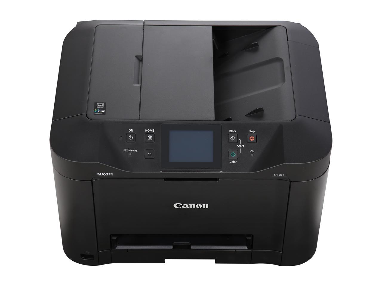 Canon MAXIFY MB5120 ESAT: 24.0 ipm Black Print Speed 600 x 1200 dpi Color Print Quality InkJet MFC / All-In-One Color Printer - Inkjet Printers