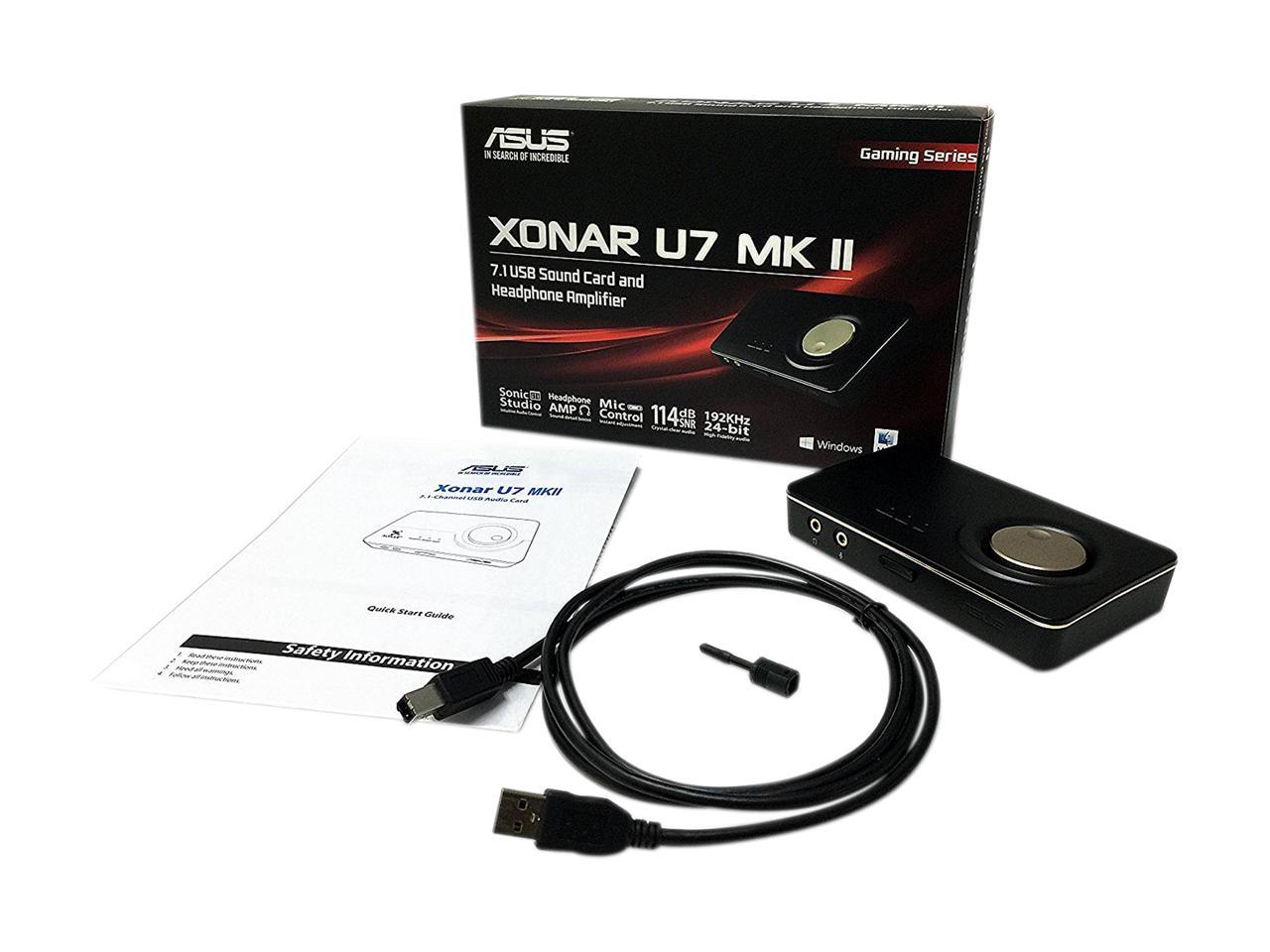 ASUS Xonar U7 MKII 7.1 USB DAC with Headphone Amplifier