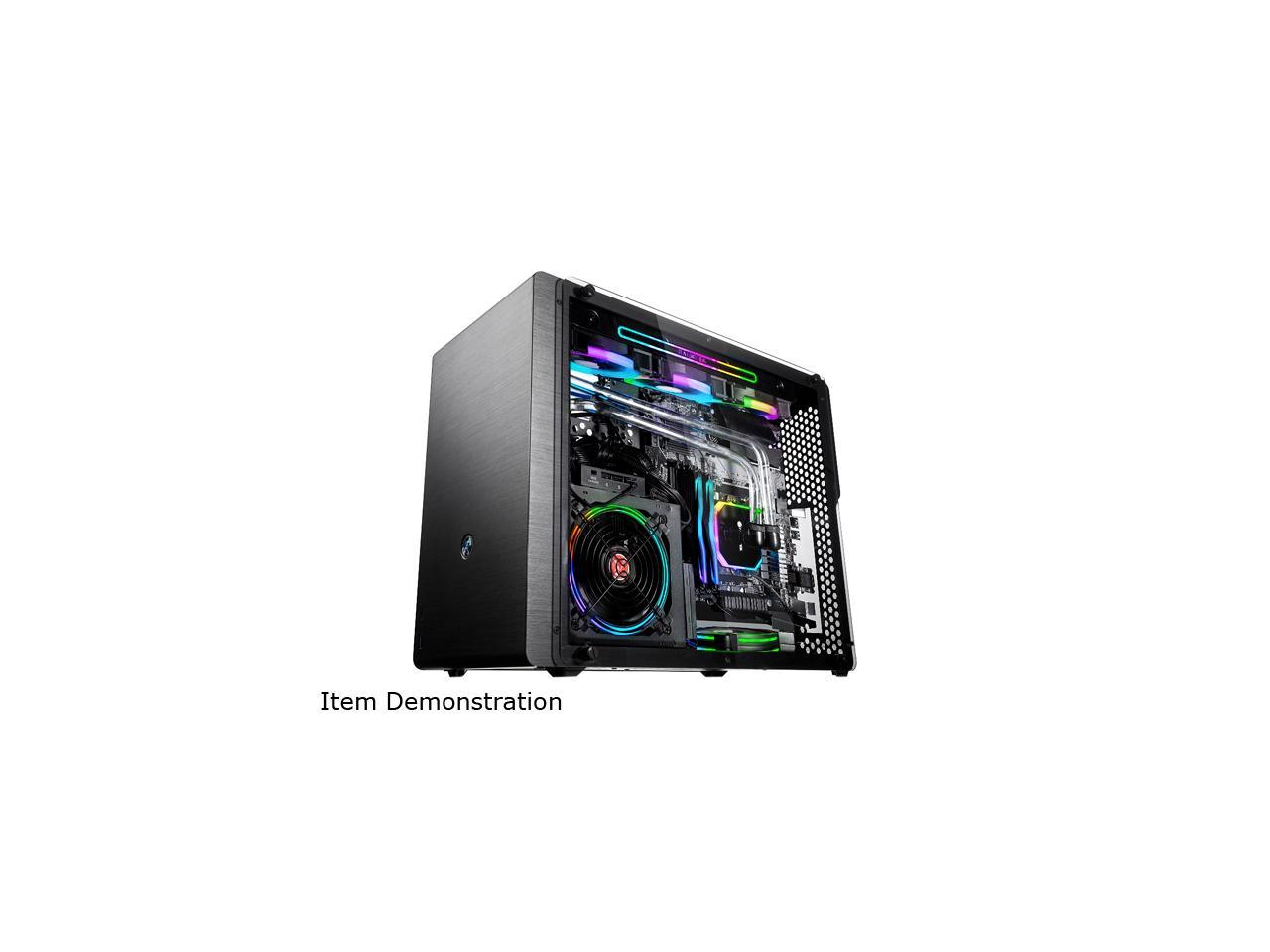 OPHION M EVO TGS, a SFF case (micro ATX) with tempered glass, is designed to fulfill a smallest case built, compatible with max. 410mm VGA card, max. 3pcs 200mm fan, ATX PSU and comes with Riser card