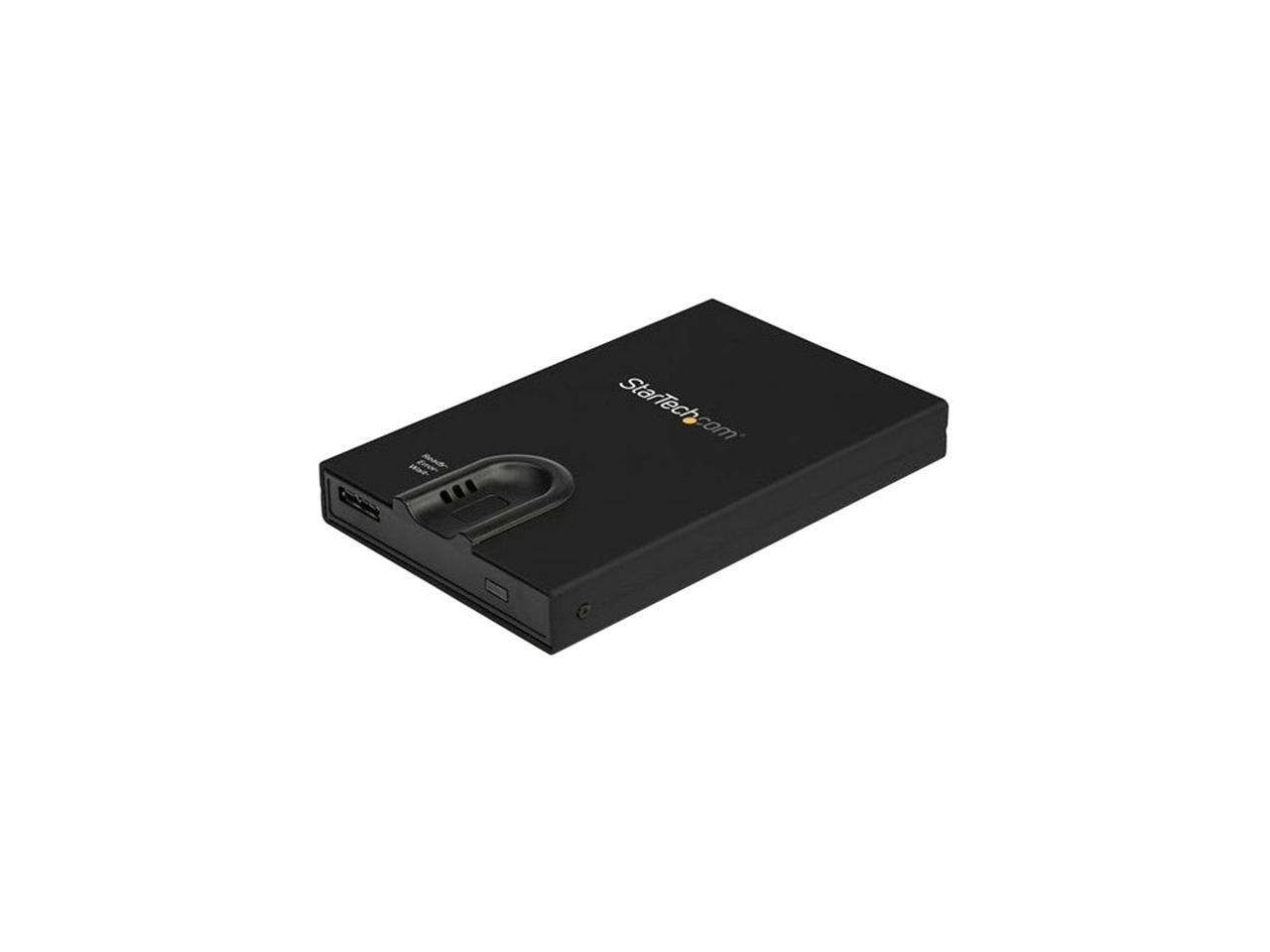 StarTech 2.5" SATA SSD / HDD Fingerprint Hard Drive Enclosure S251BMU3FP