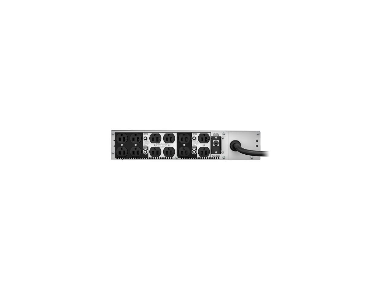 APC BY Schneider SRT5KRMTF APC SMART-UPS ON-LINE, INPUT: 208V, INPUT CONNECTIONS: NEMA L6-30P, OUTPUT: 120V
