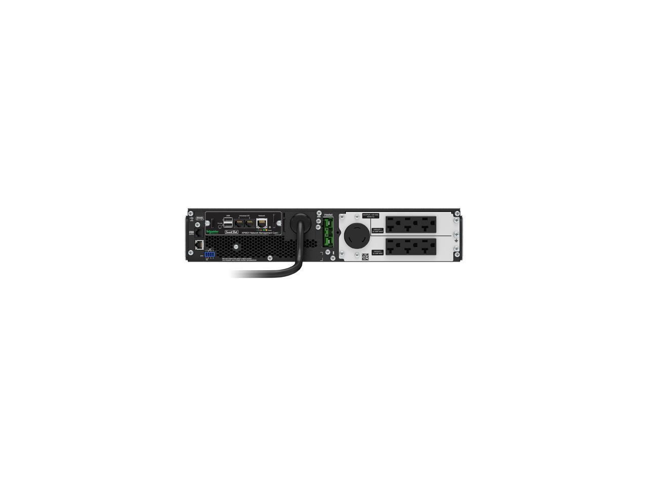 APC SRT2200RMXLA-NC 2200 VA 1800 Watts Online Smart-UPS with Network Card