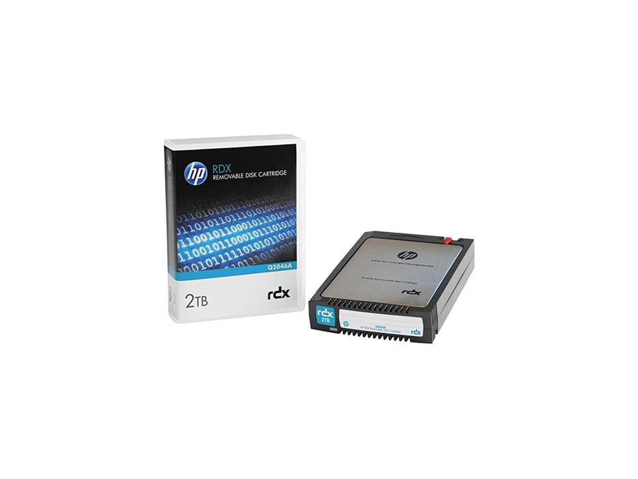 HPE - RDX x 1 - 2 TB - storage media HP 2 TB 2.5" RDX Technology Hard Drive Cartridge - 5400 - Removable